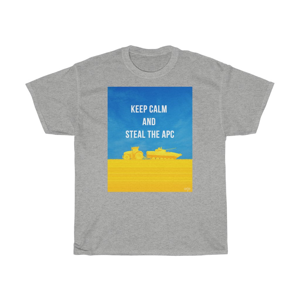 KeepCalm by Danylo Yehorov Unisex Cotton T-Shirt