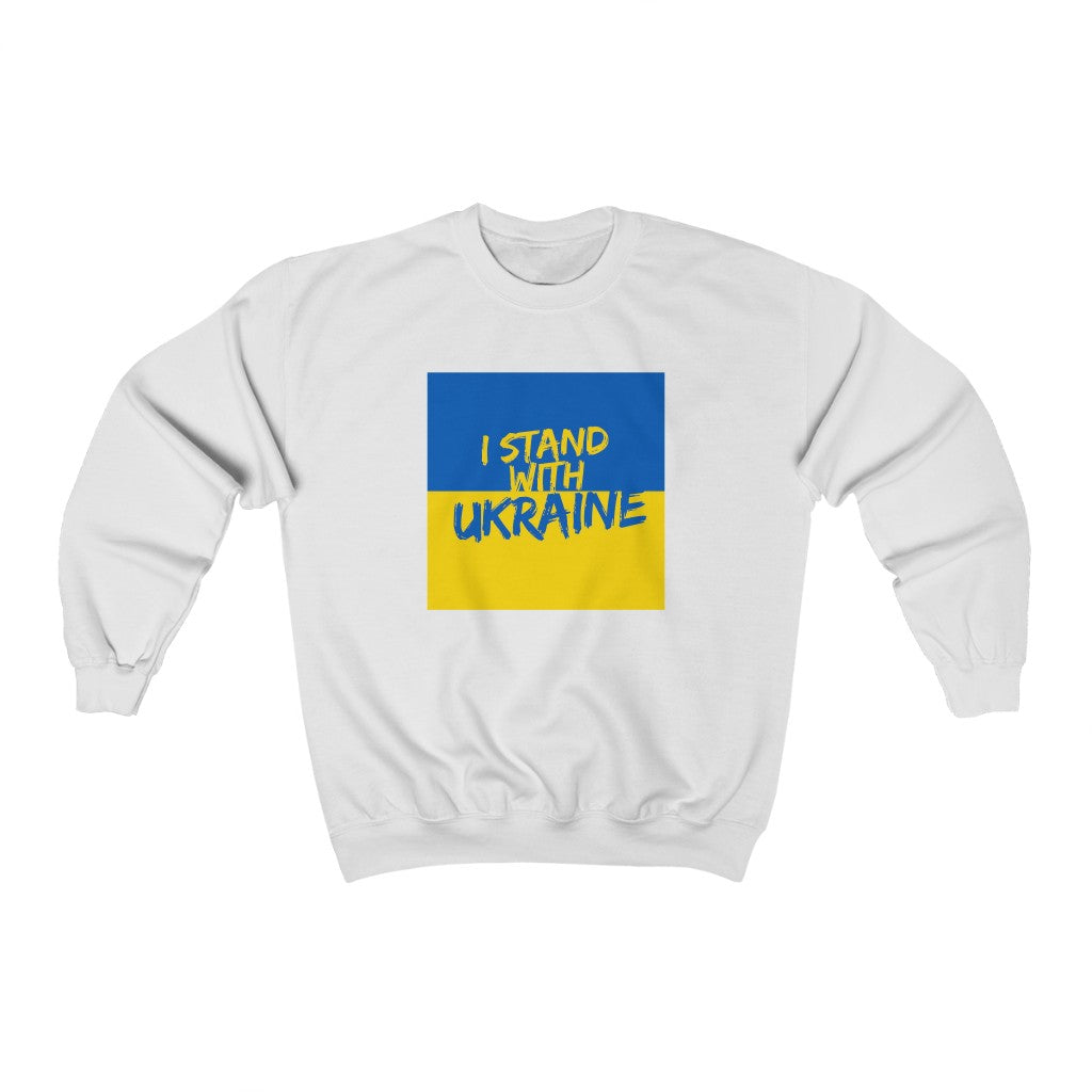 I Stand With Ukraine Unisex Heavy Blend™ Crewneck Sweatshirt
