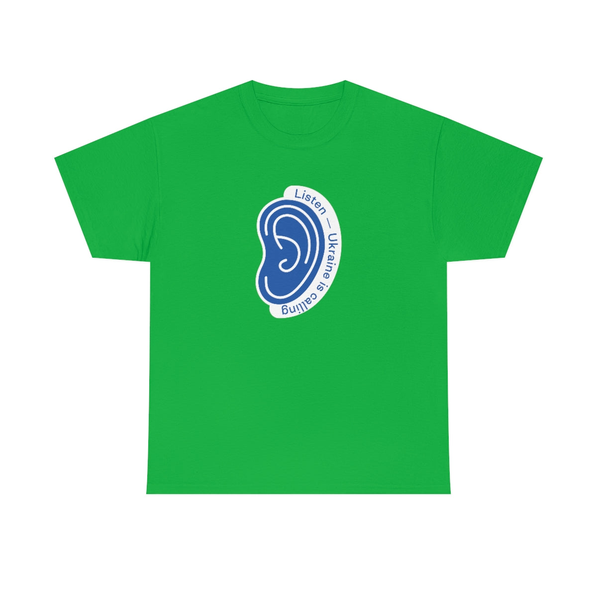 Hören Sie den Anruf der Ukraine - Unisex-T-Shirt