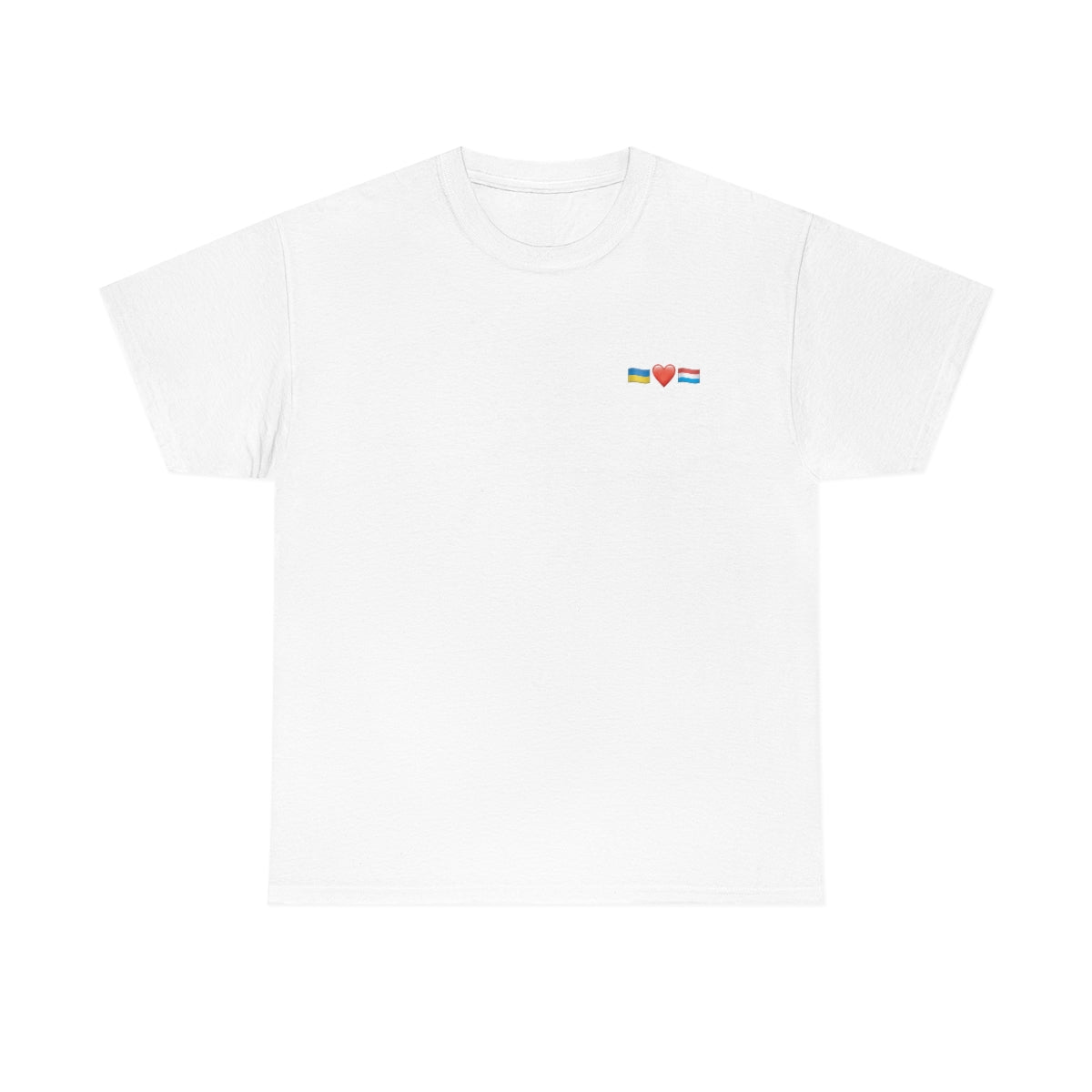 Luxemburgs Unterstützung - doppelseitiges Unisex-T-Shirt