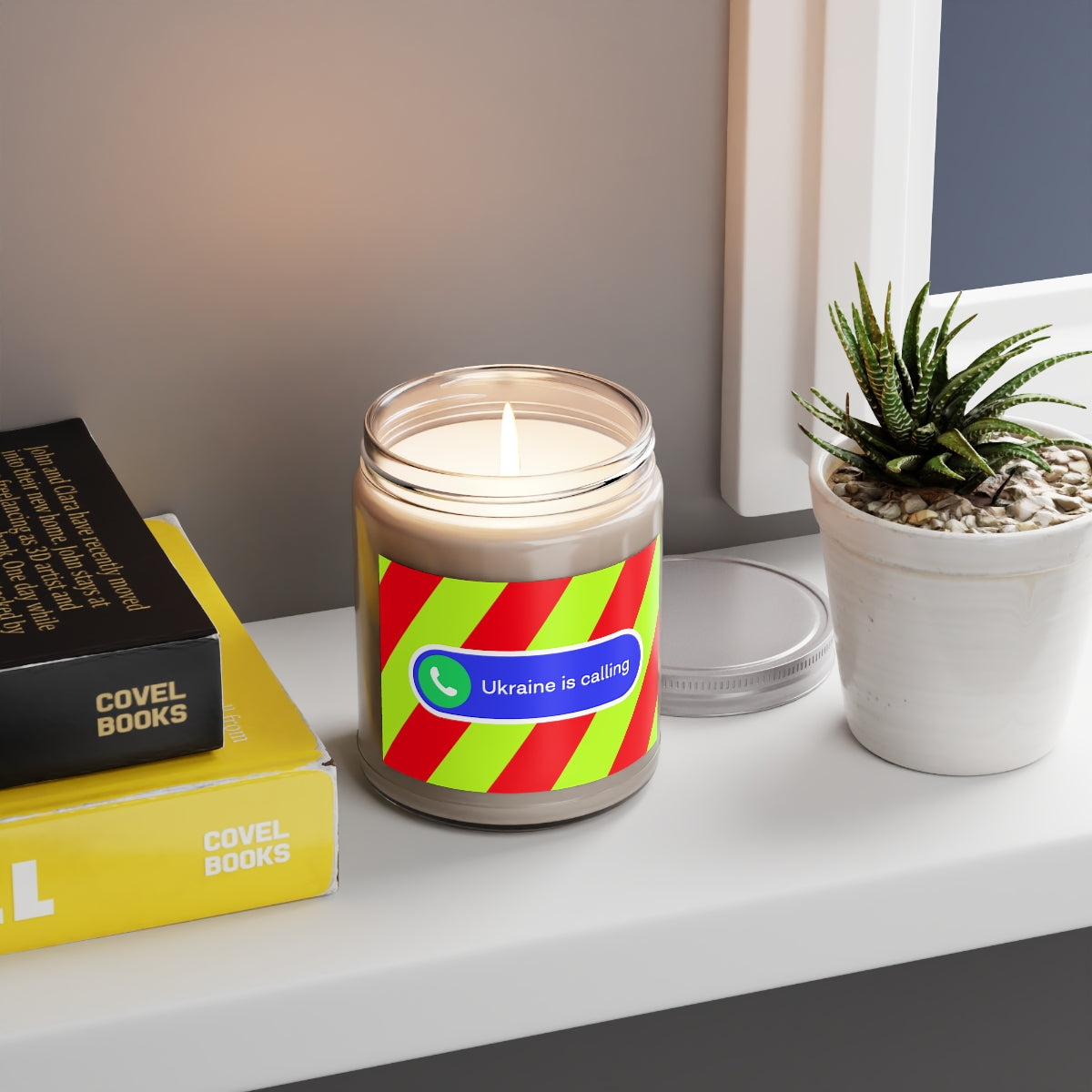 Ukraine's Calling - 100% Ecological Soy Wax Scented Candle (lasts 50-60h)