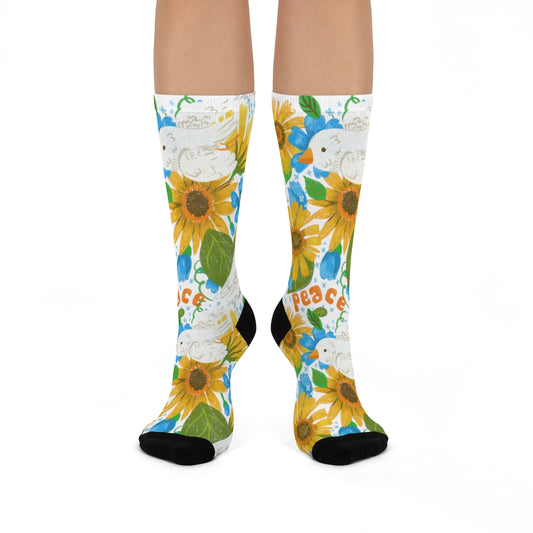 Frieden für die Ukraine von Jolly Dragons Crew Socken