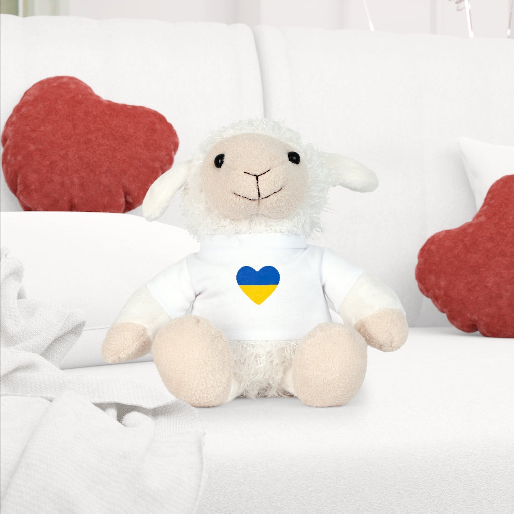 Plush Toy with Heart T-Shirt