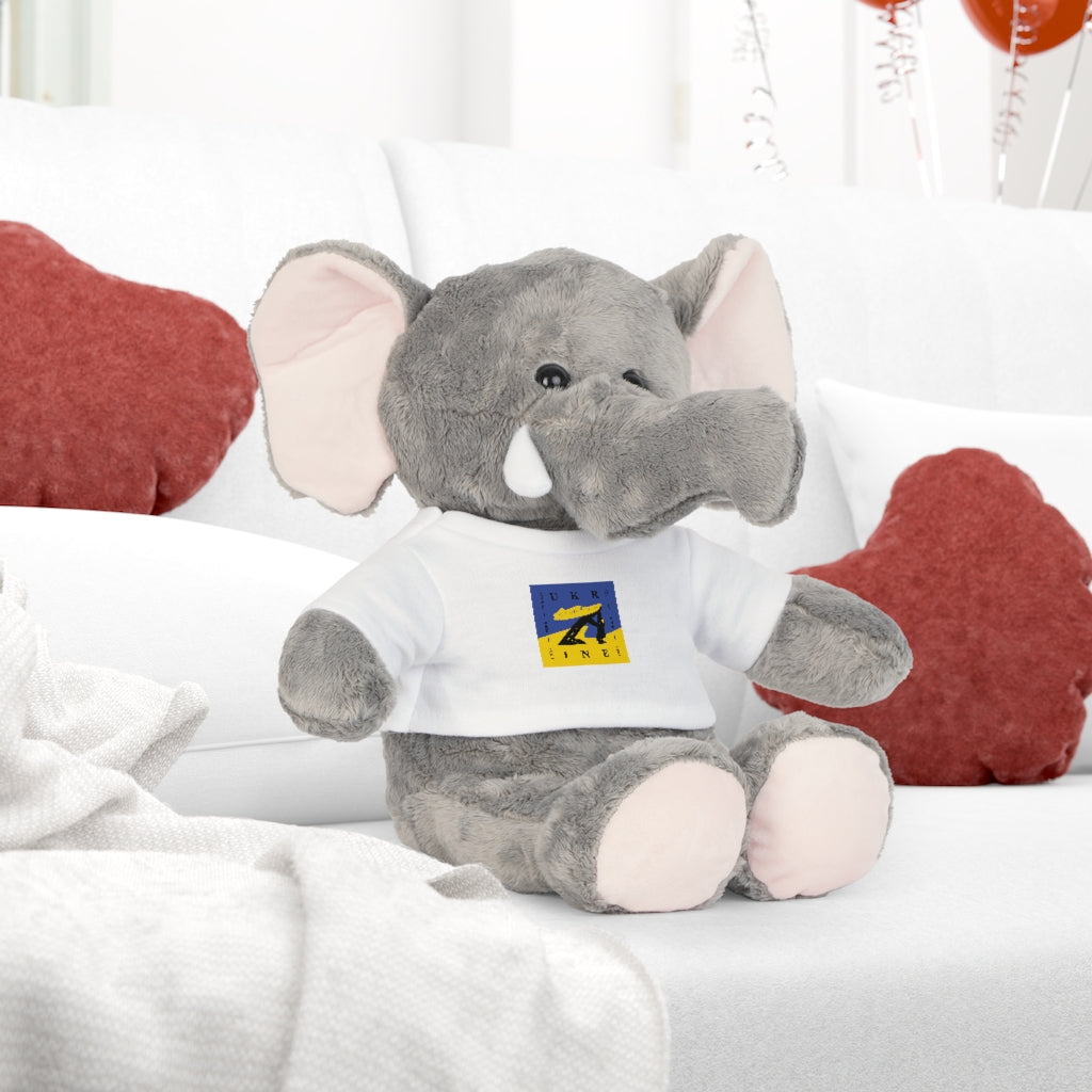Plush Toy with Ukraine Freedom by Ivan Shkoropad T-Shirt