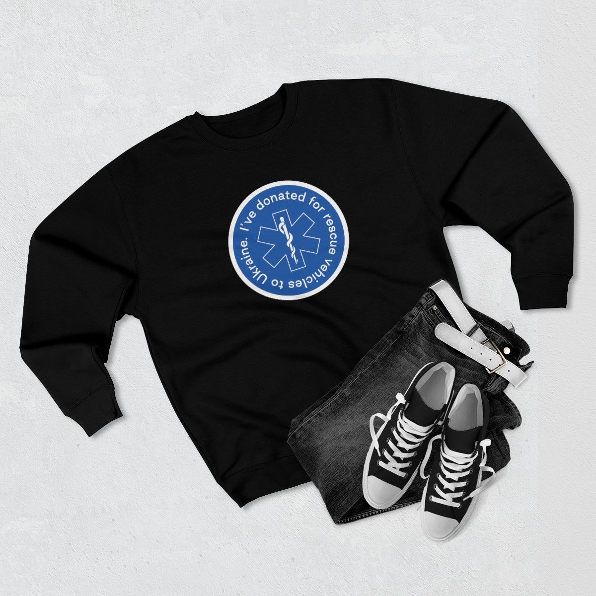 Donated - Unisex Premium Crewneck Sweatshirt