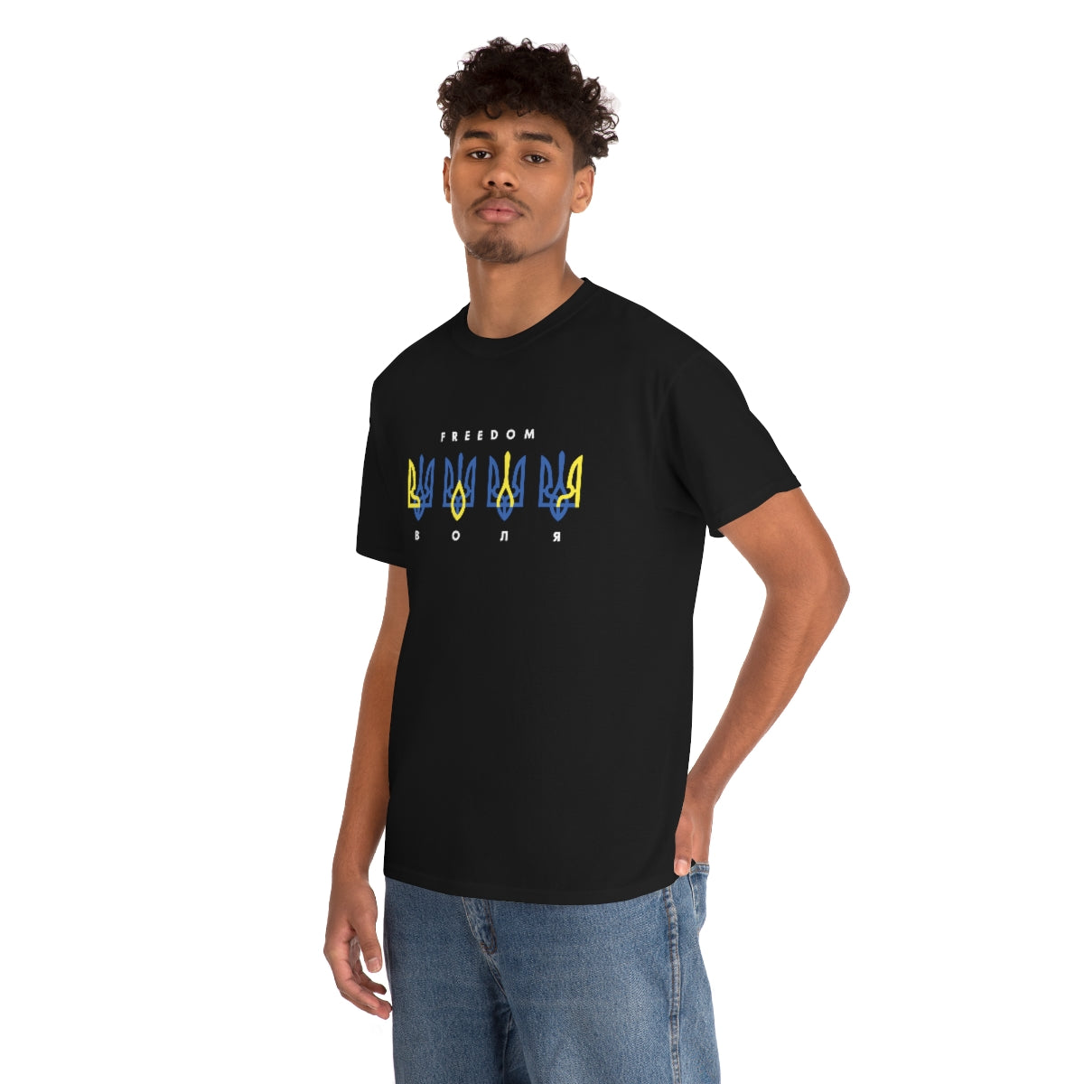 Freedom by Mykola Matviichuk Unisex Cotton T-Shirt