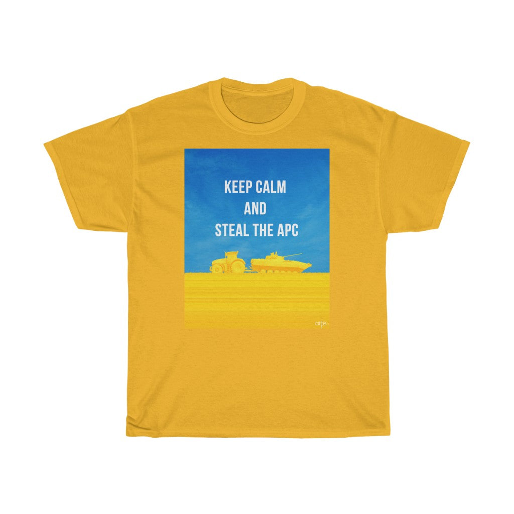 KeepCalm by Danylo Yehorov Unisex Cotton T-Shirt