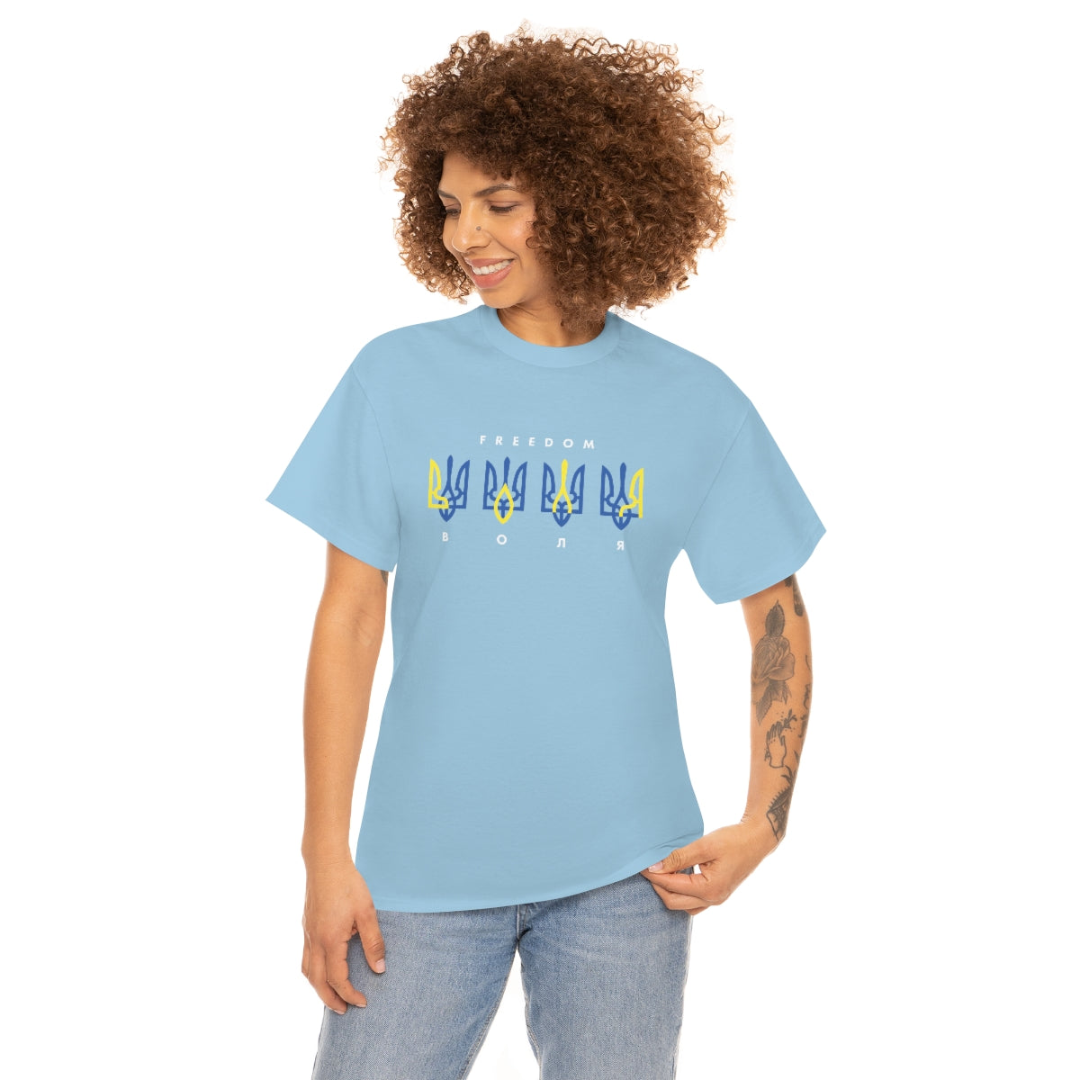 Freedom by Mykola Matviichuk Unisex Cotton T-Shirt