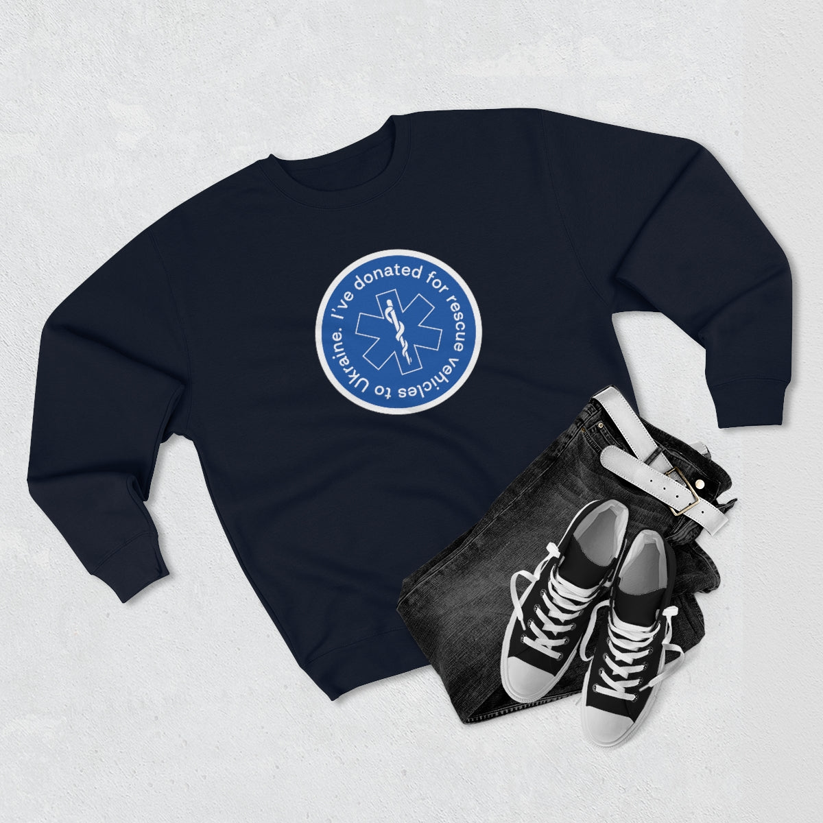 Donated - Unisex Premium Crewneck Sweatshirt
