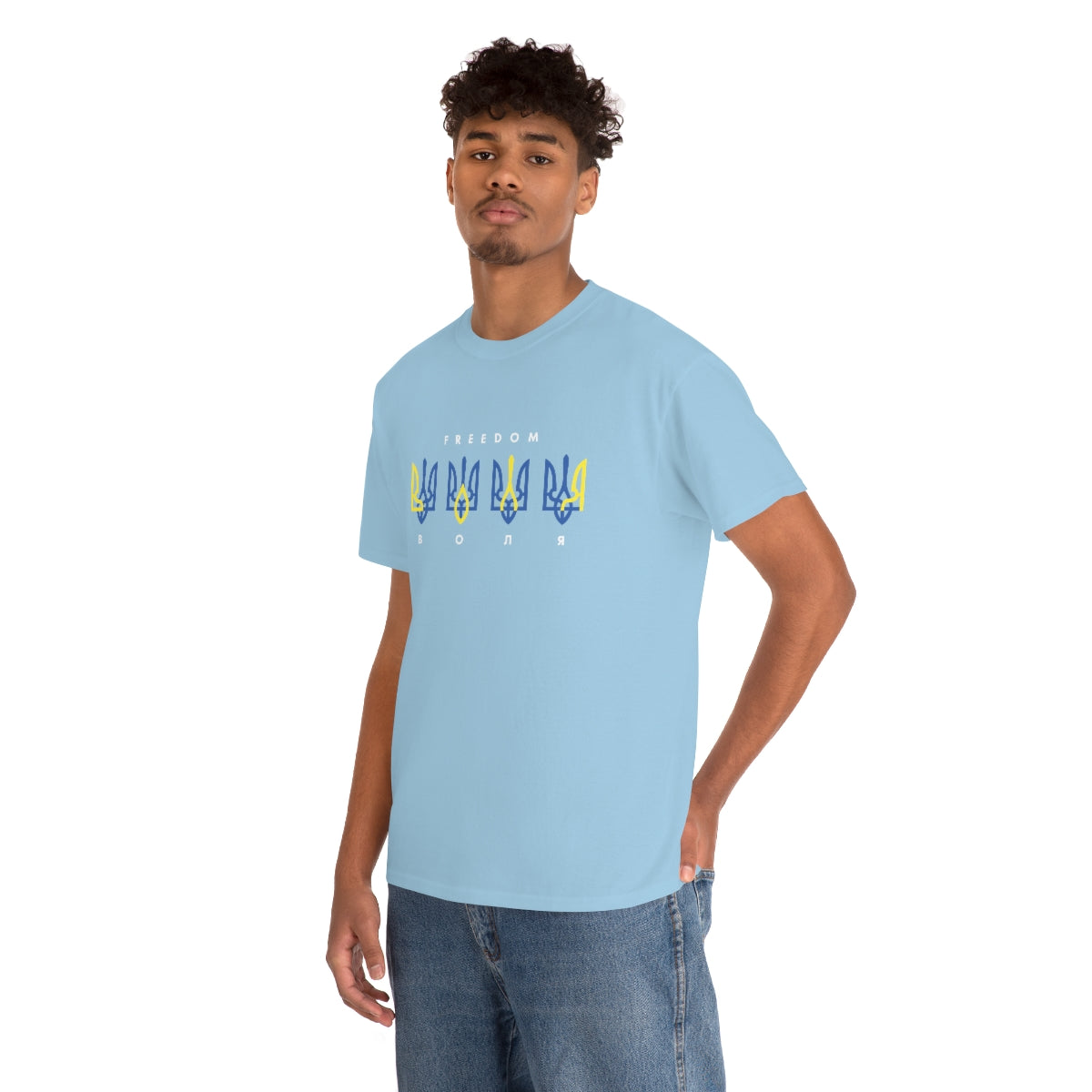 Freedom by Mykola Matviichuk Unisex Cotton T-Shirt
