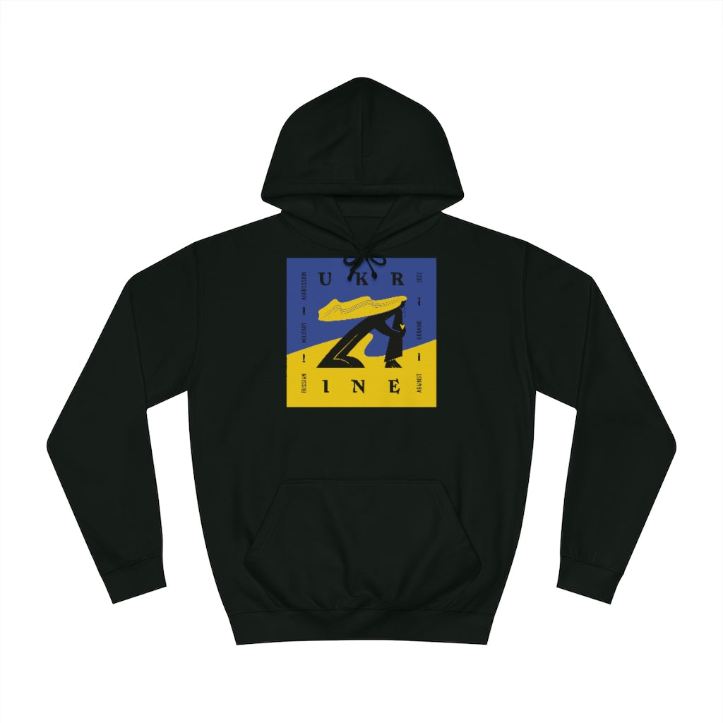 Ukraine Freedom by Ivan Shkoropad Unisex College Hoodie