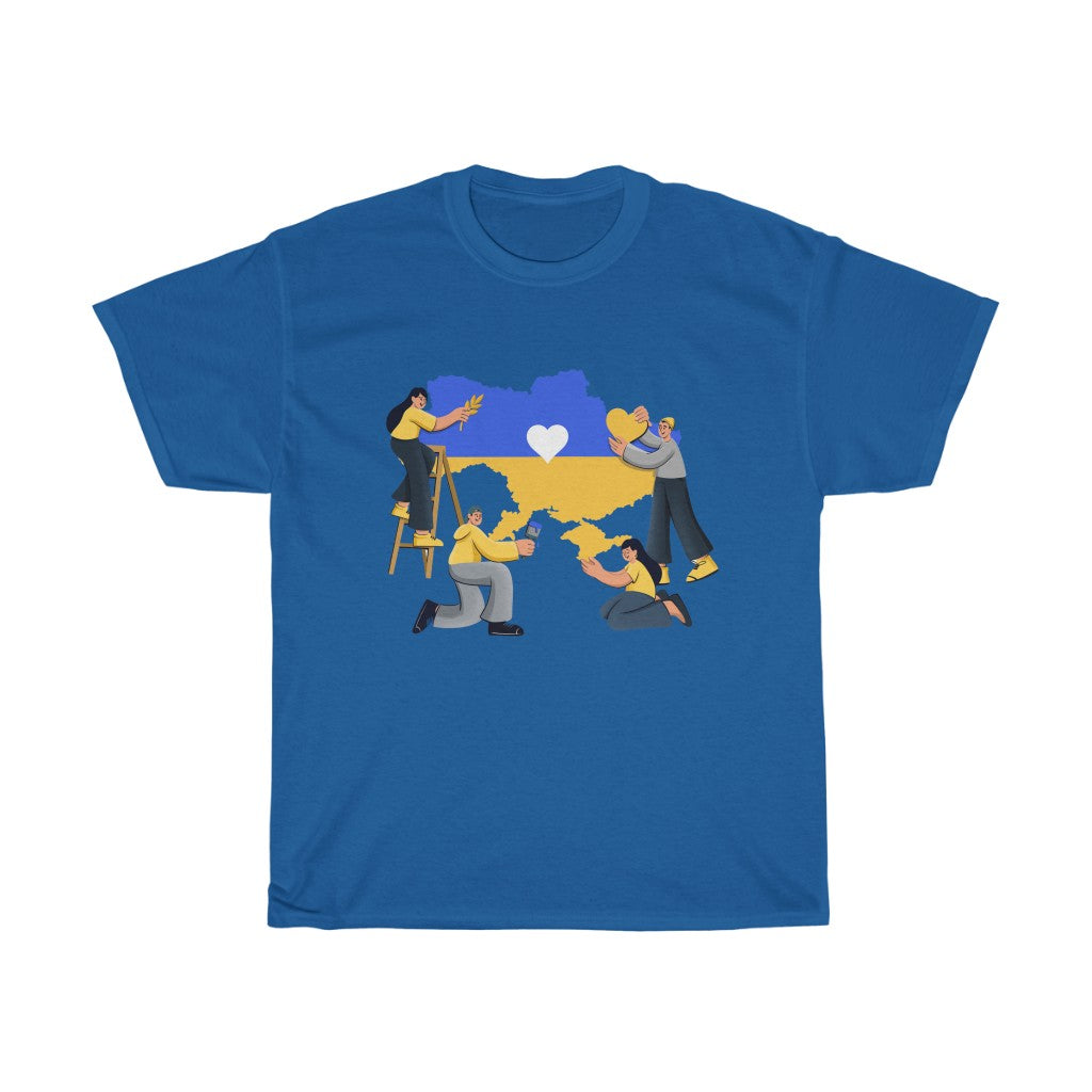 Ukraine by Polina Unisex Cotton T-Shirt