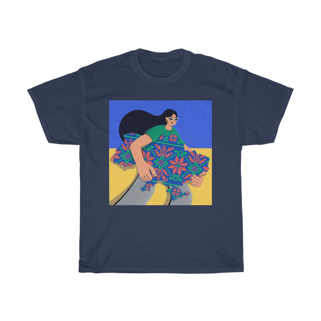 Ukraine by Polina Unisex Cotton T-Shirt