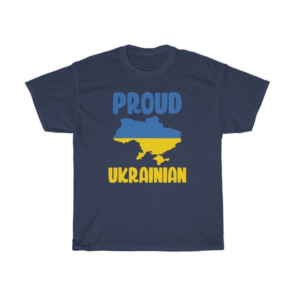 I Stand With Ukraine Unisex Cotton T-Shirt