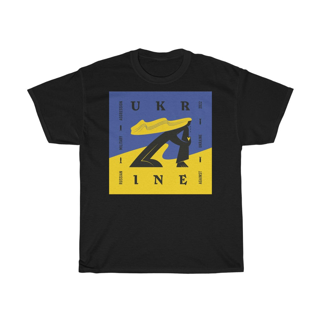 Ukraine Freedom by Ivan Shkoropad Unisex Cotton T-Shirt