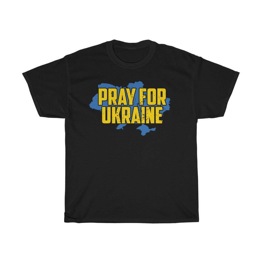 Pray For Ukraine Unisex Cotton T-Shirt