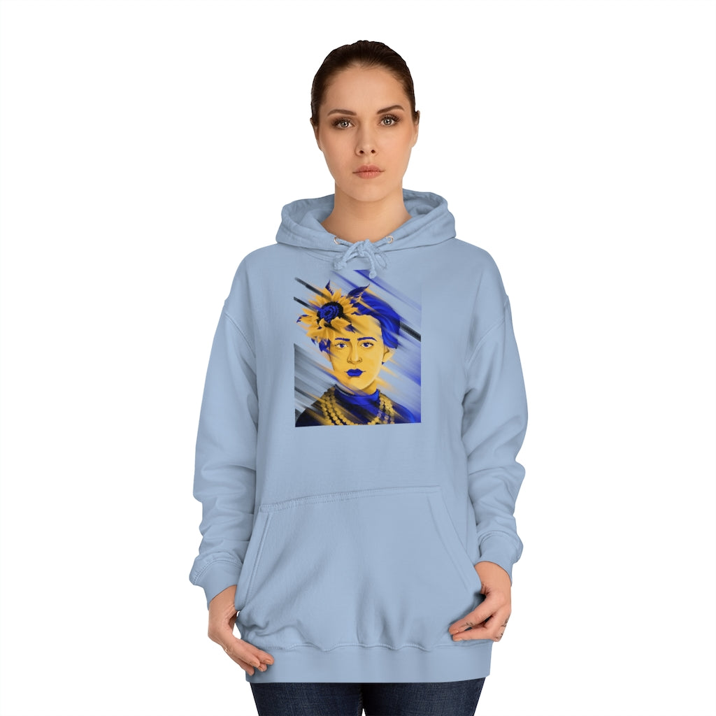 Lesya Ukrainka by Polina Skurykhina Unisex College Hoodie
