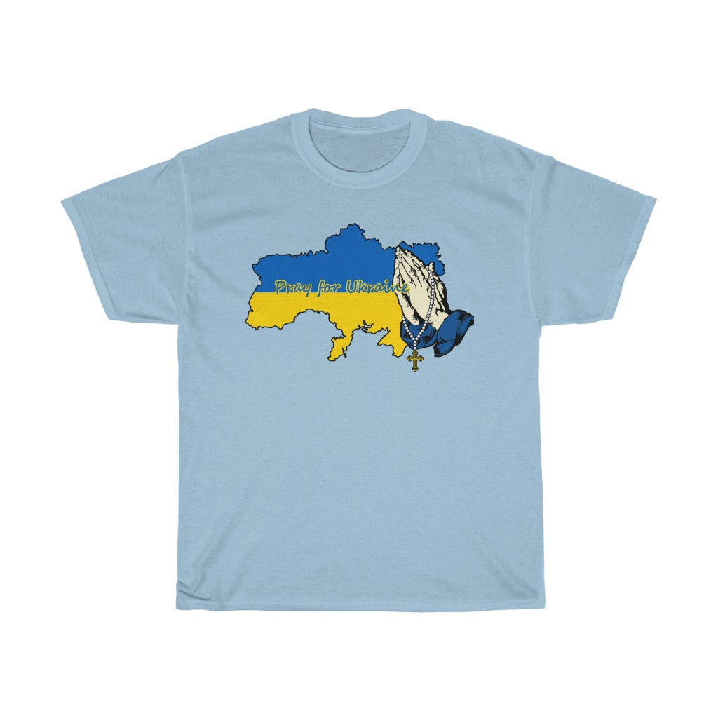 Pray For Ukraine Unisex Cotton T-Shirt
