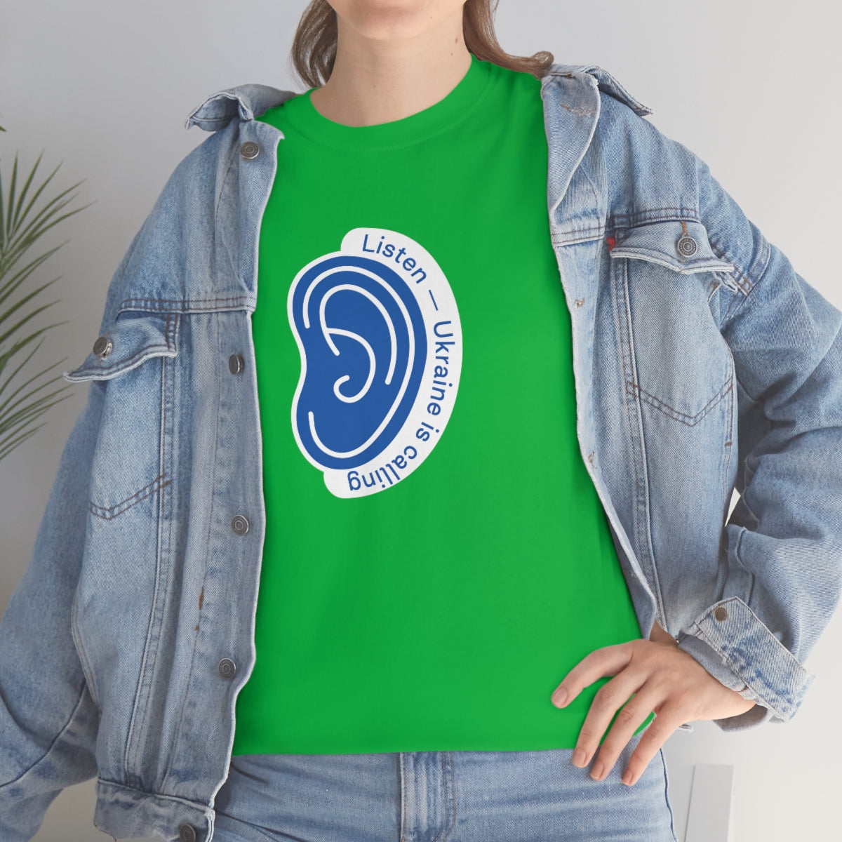 Hören Sie den Anruf der Ukraine - Unisex-T-Shirt