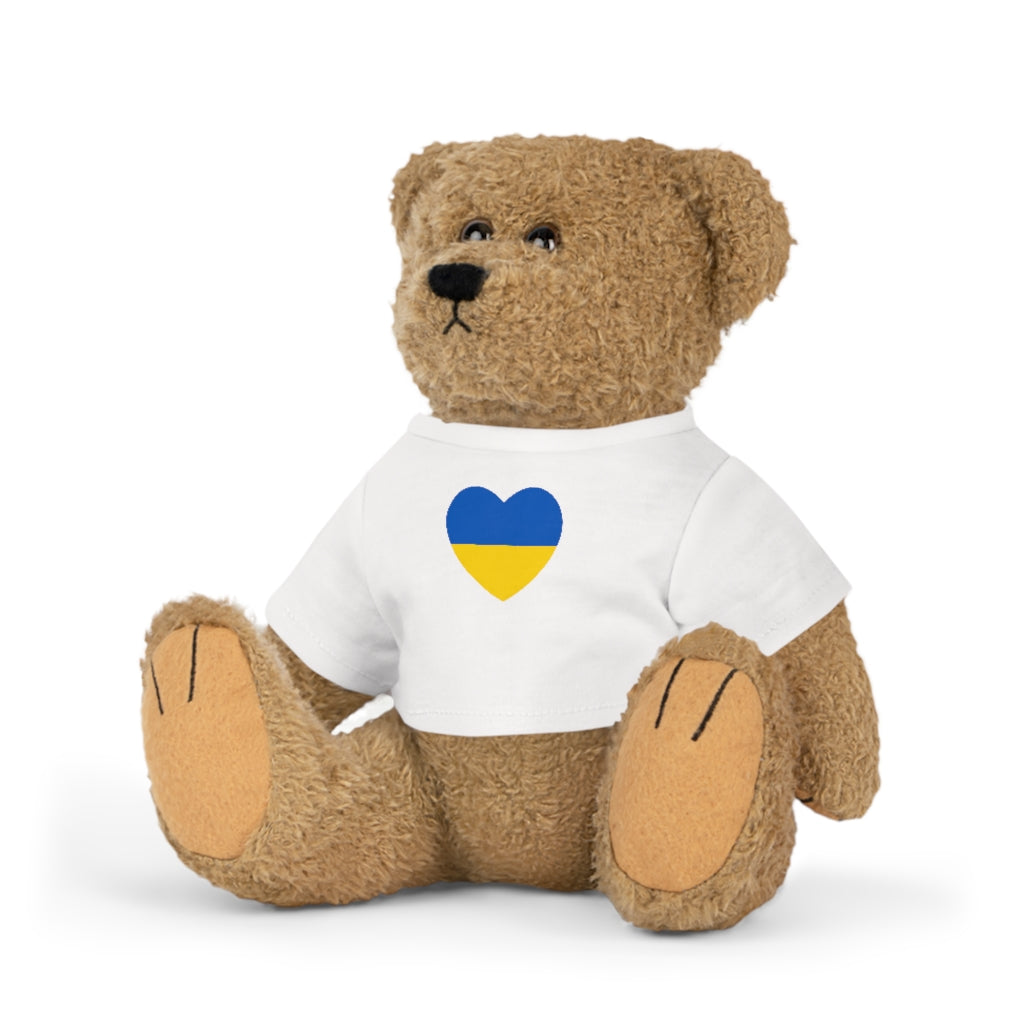 Plush Toy with Heart T-Shirt