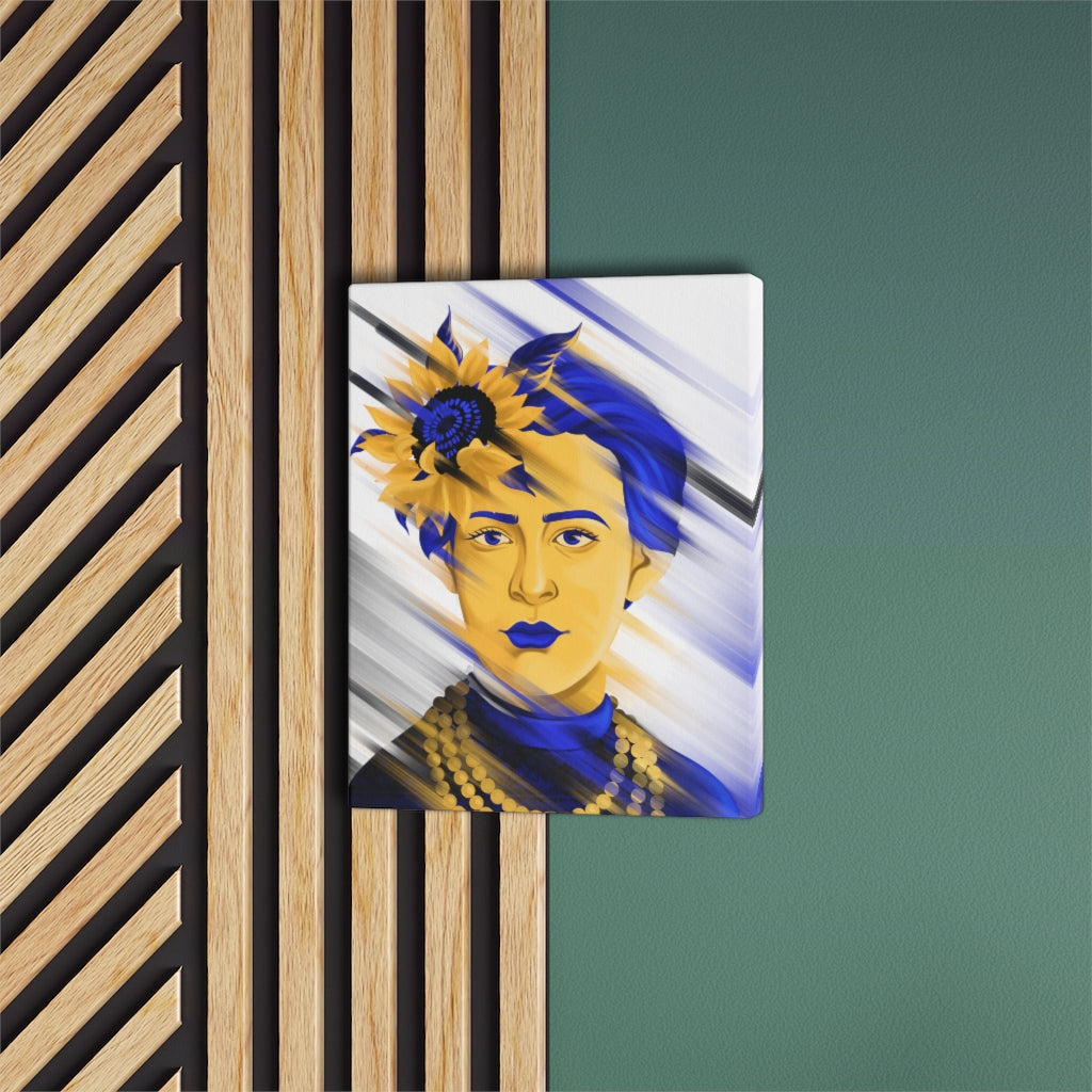 Proud Ukraine Satin Canvas