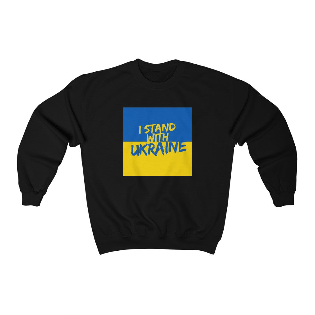 I Stand With Ukraine Unisex Heavy Blend™ Crewneck Sweatshirt