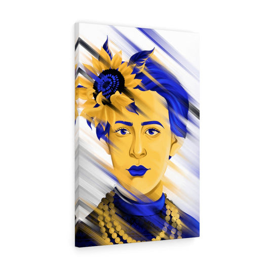 Proud Ukraine Satin Canvas