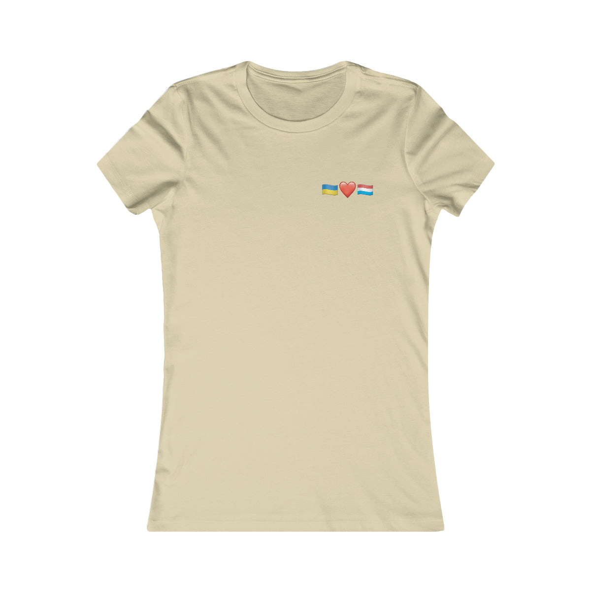 Luxembourg's Support Minimalistic - Women's Favorite Tee