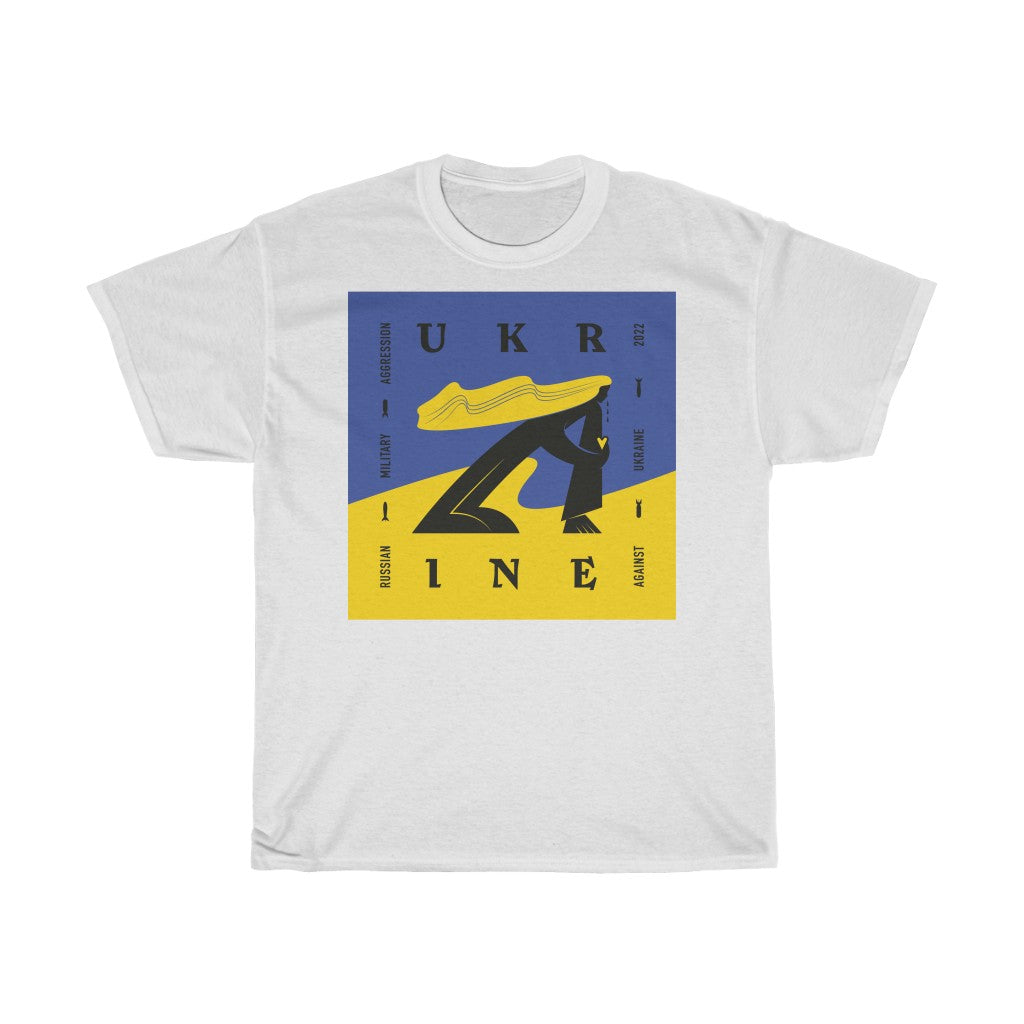 Ukraine Freedom by Ivan Shkoropad Unisex Cotton T-Shirt