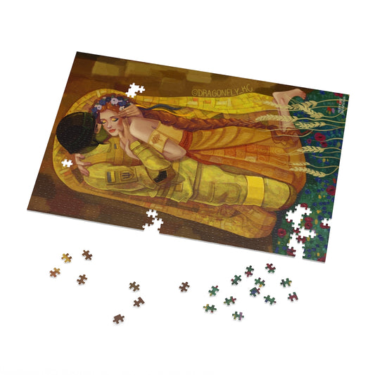 The Kiss by Solomia Kovalchuk Jigsaw Puzzle