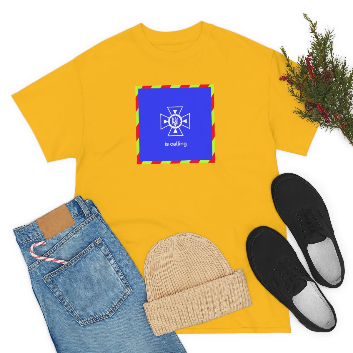 Ukraine's Calling, Square - Doublesided Unisex Tshirt