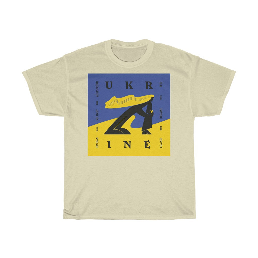 Ukraine Freedom by Ivan Shkoropad Unisex Cotton T-Shirt