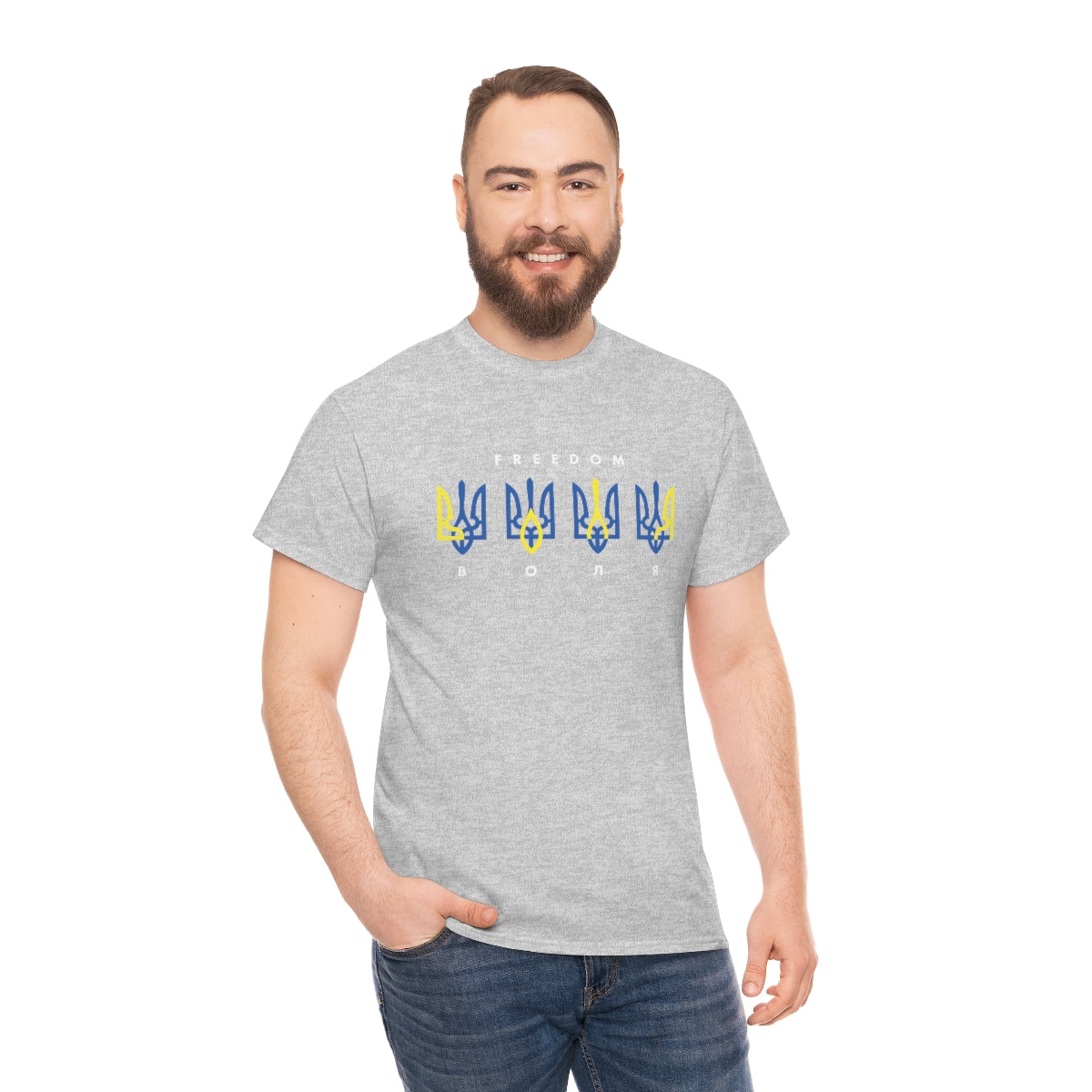 Freedom by Mykola Matviichuk Unisex Cotton T-Shirt