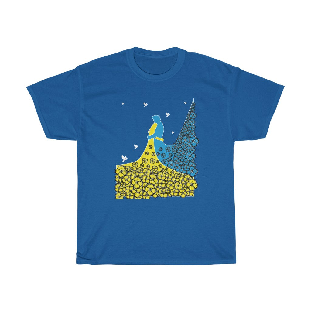 Peace by Anastasiia Dodul Unisex Cotton T-Shirt