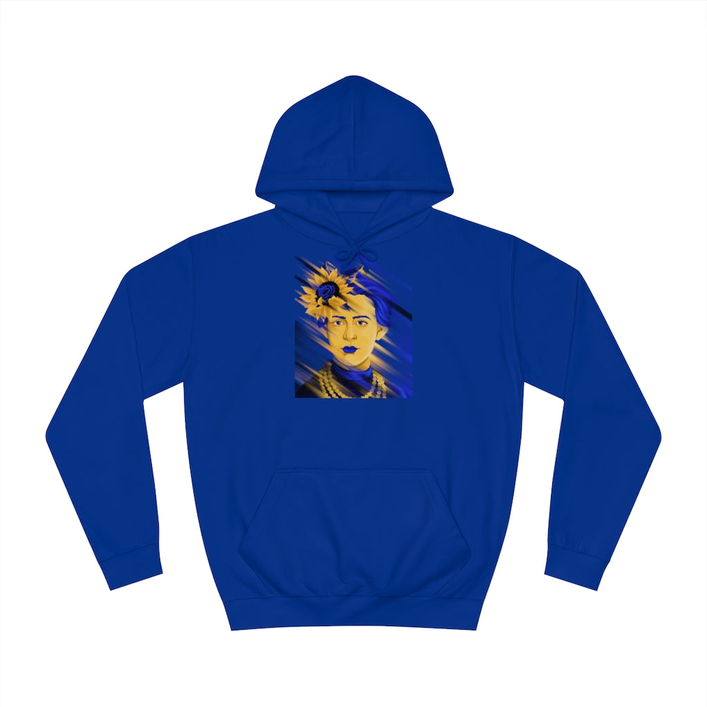 Lesya Ukrainka by Polina Skurykhina Unisex College Hoodie