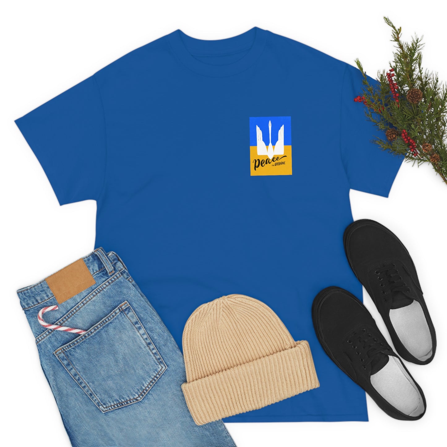 Peace by Kate Jacuszek Unisex Cotton T-Shirt