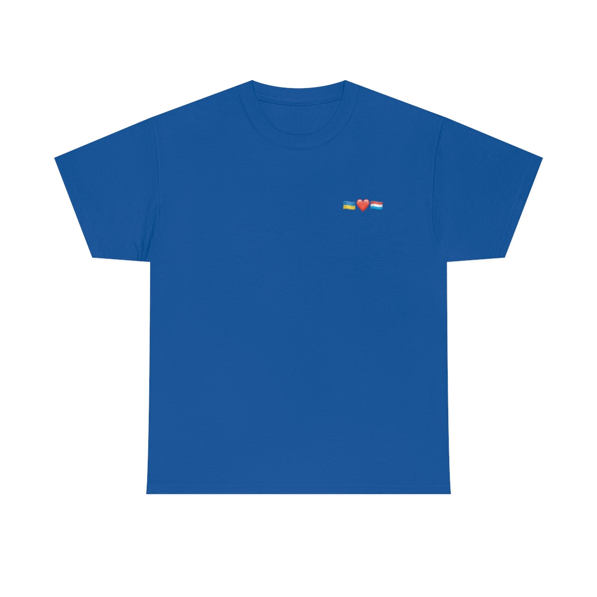 Luxemburgs Unterstützung - doppelseitiges Unisex-T-Shirt