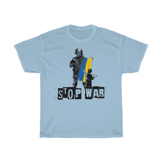 Stop War Ukraine Unisex Cotton T-Shirt