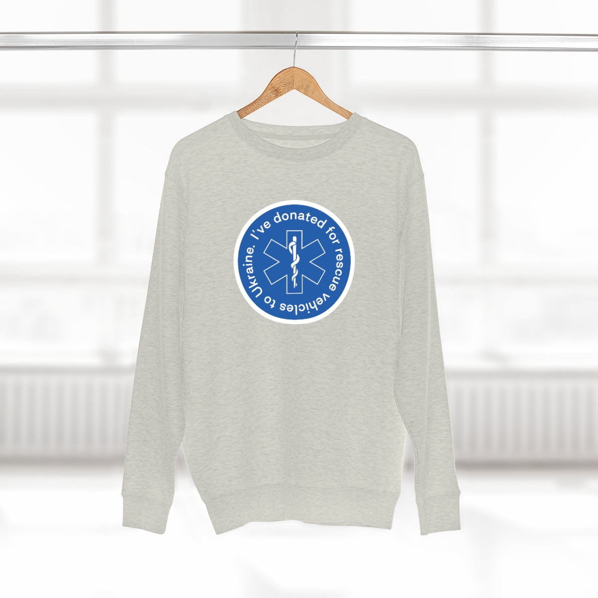 Donated - Unisex Premium Crewneck Sweatshirt