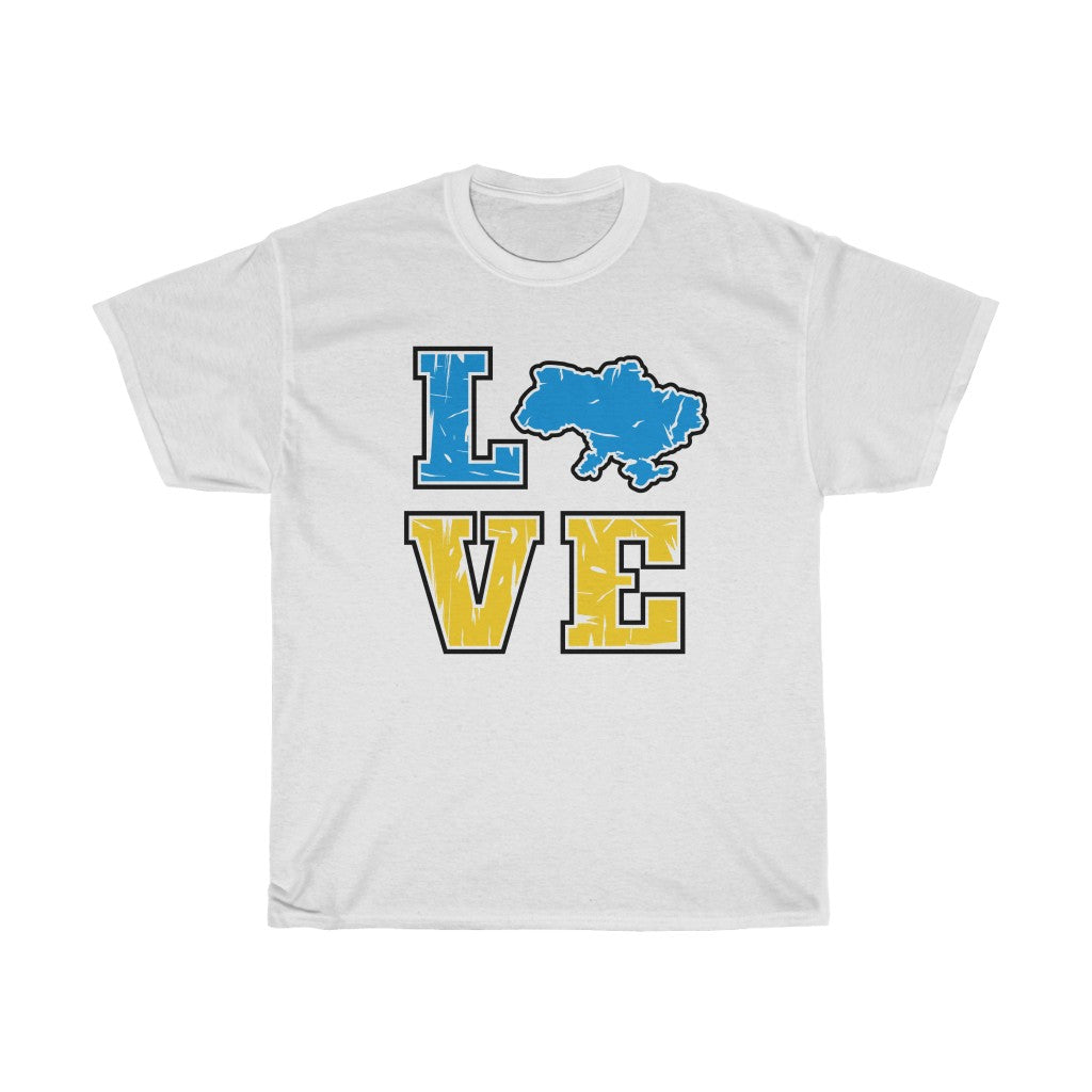 Peace In Ukraine Unisex Cotton T-Shirt