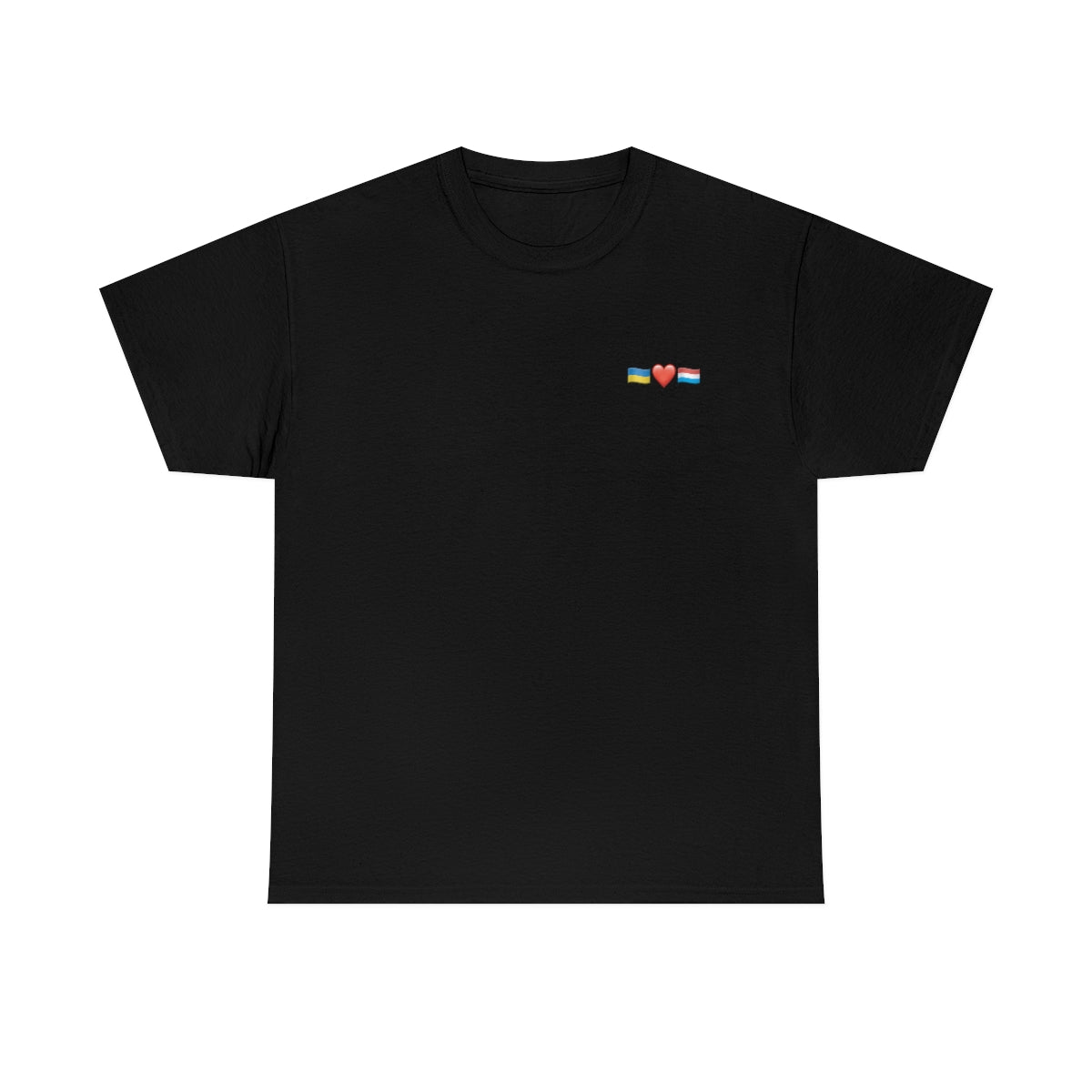 Luxemburgs Unterstützung - doppelseitiges Unisex-T-Shirt