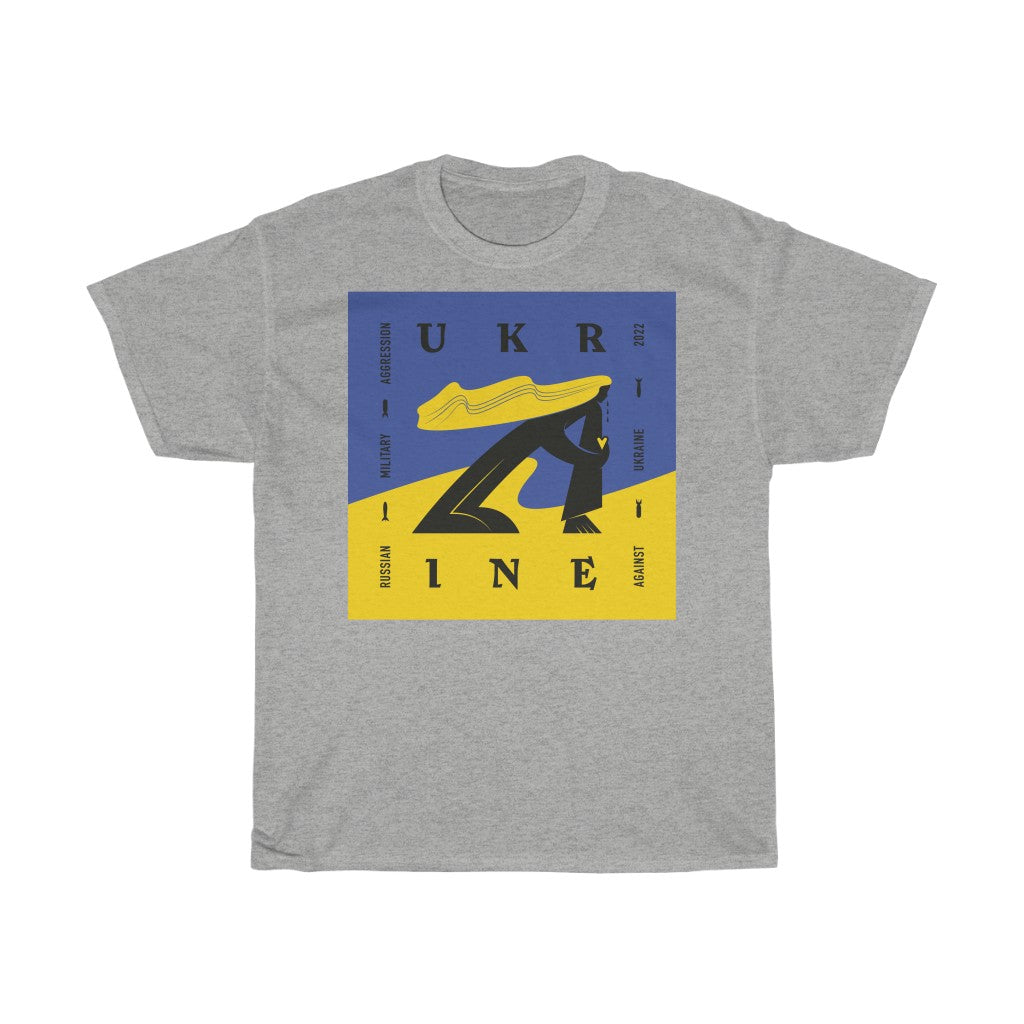 Ukraine Freedom by Ivan Shkoropad Unisex Cotton T-Shirt