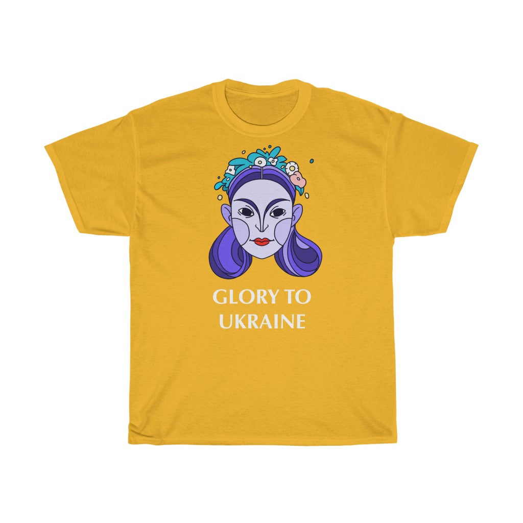 Glory to Ukraine by Oksana Fedko Unisex Cotton T-Shirt