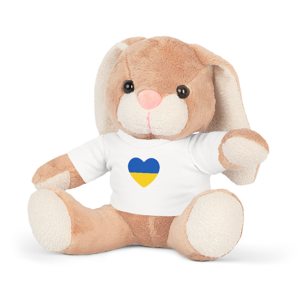 Plush Toy with Heart T-Shirt