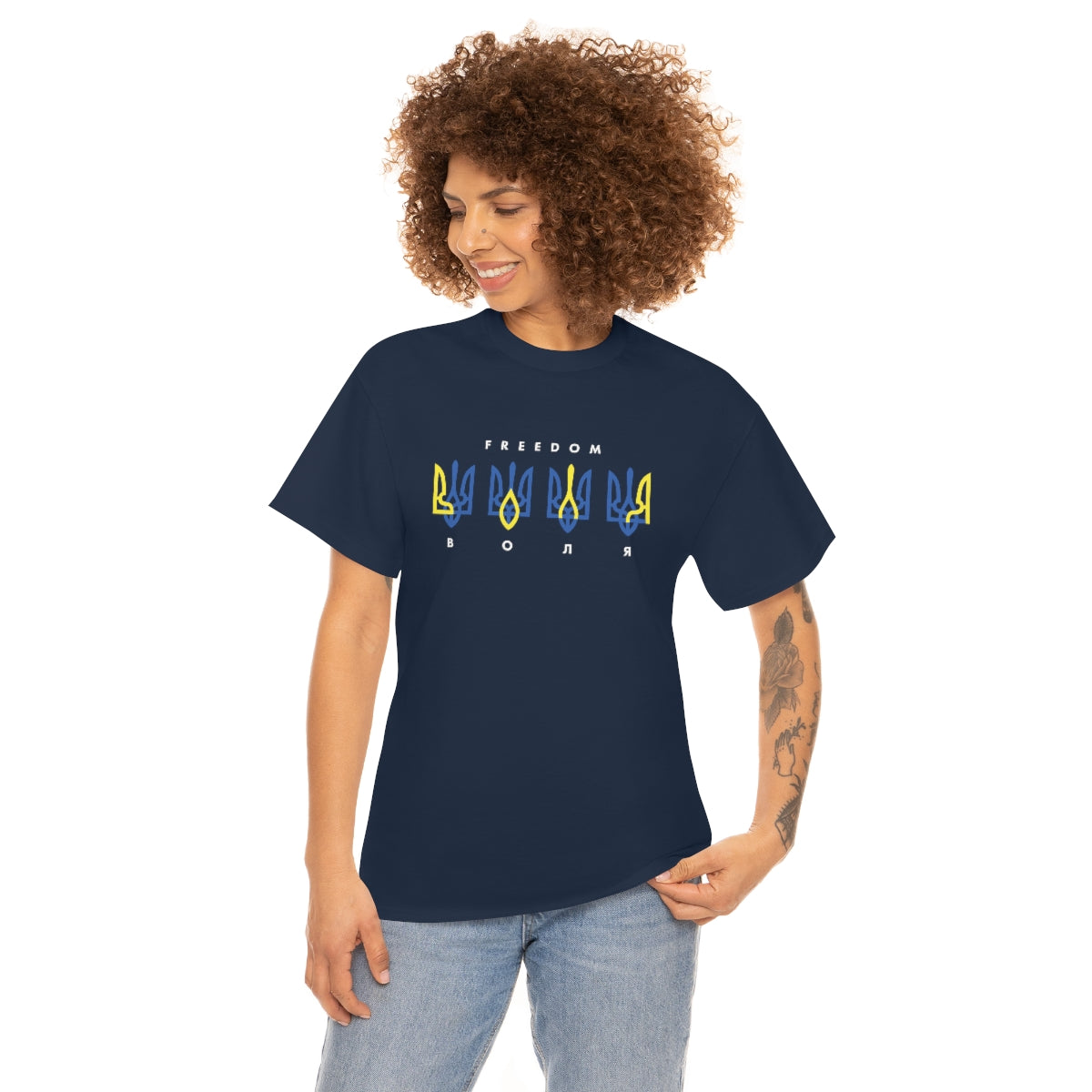 Freedom by Mykola Matviichuk Unisex Cotton T-Shirt