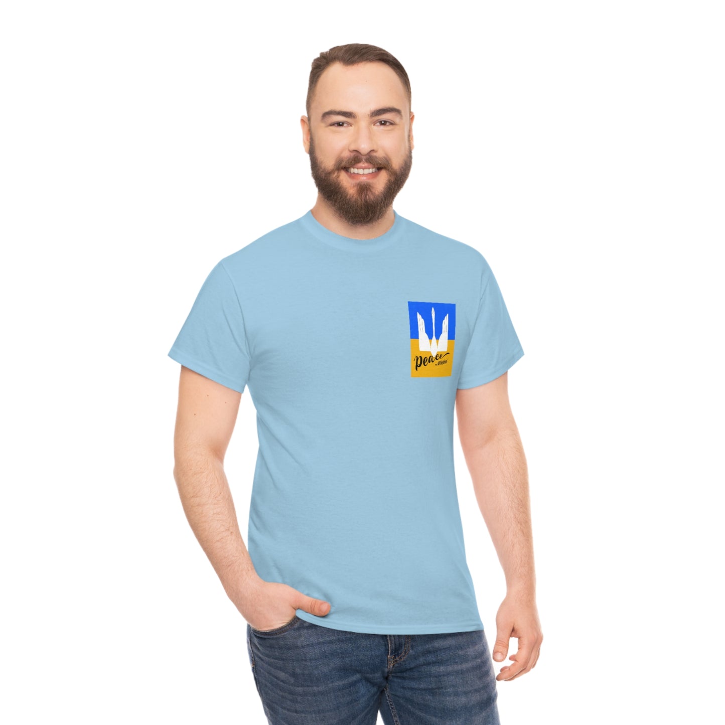Peace by Kate Jacuszek Unisex Cotton T-Shirt