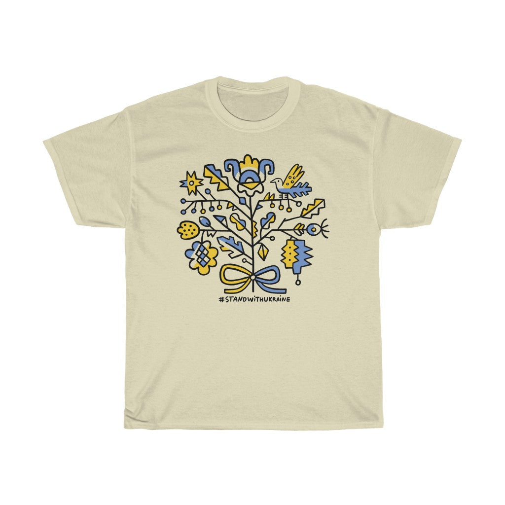 Ukraine Freedom Europe by Inna Ruda Unisex Cotton T-Shirt