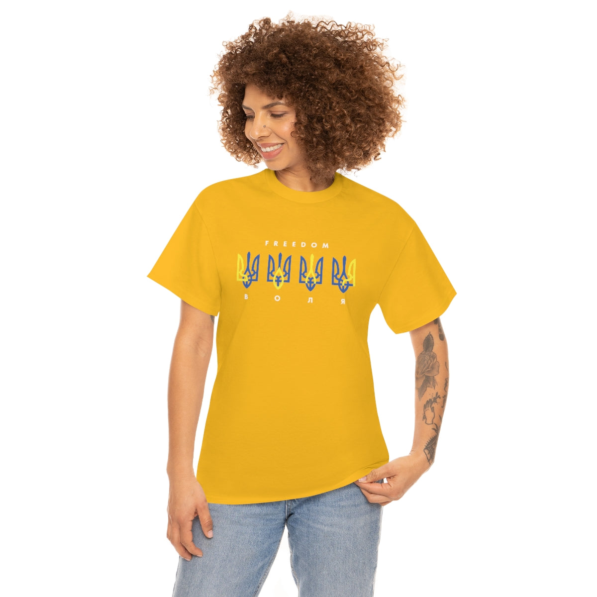 Freedom by Mykola Matviichuk Unisex Cotton T-Shirt