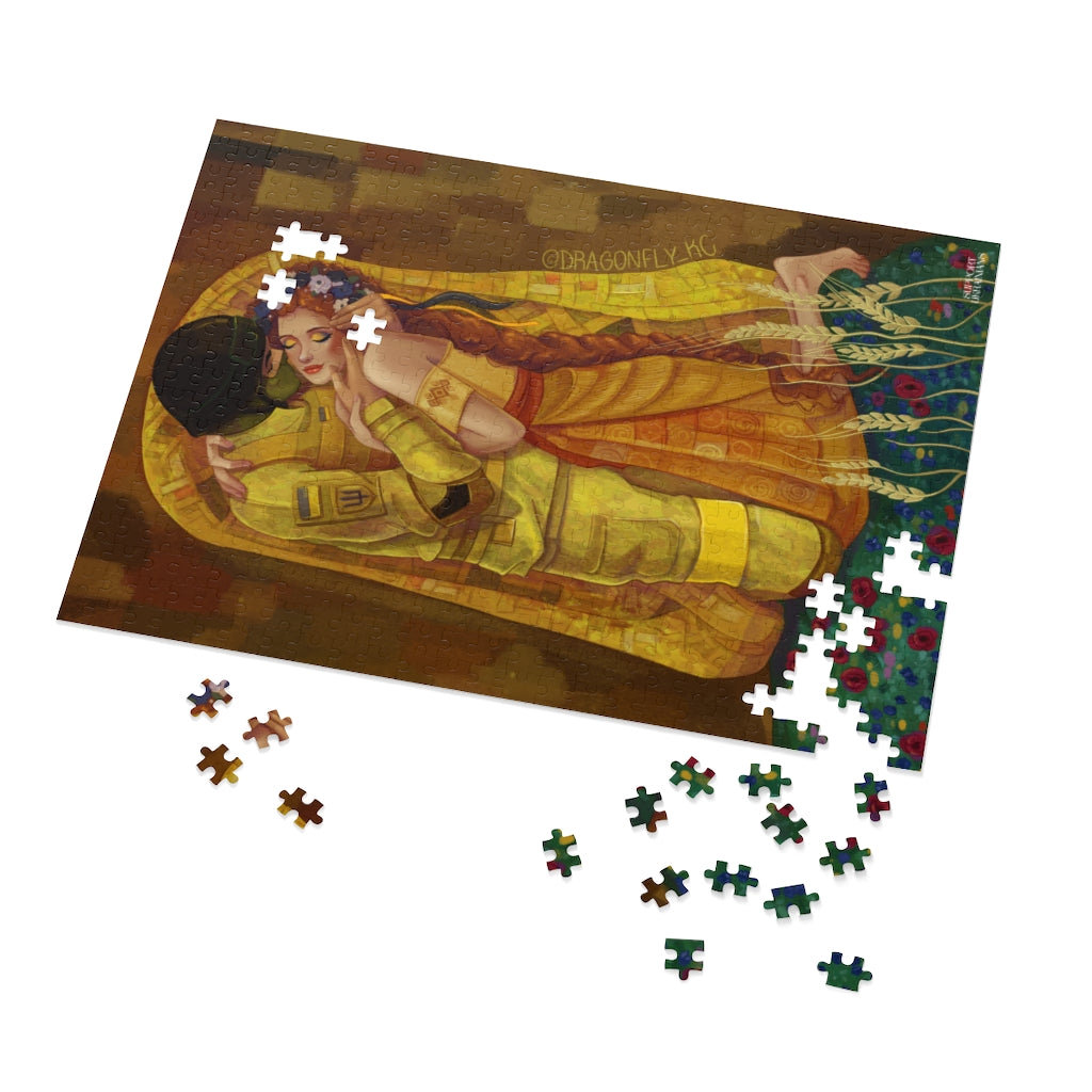 The Kiss by Solomia Kovalchuk Jigsaw Puzzle