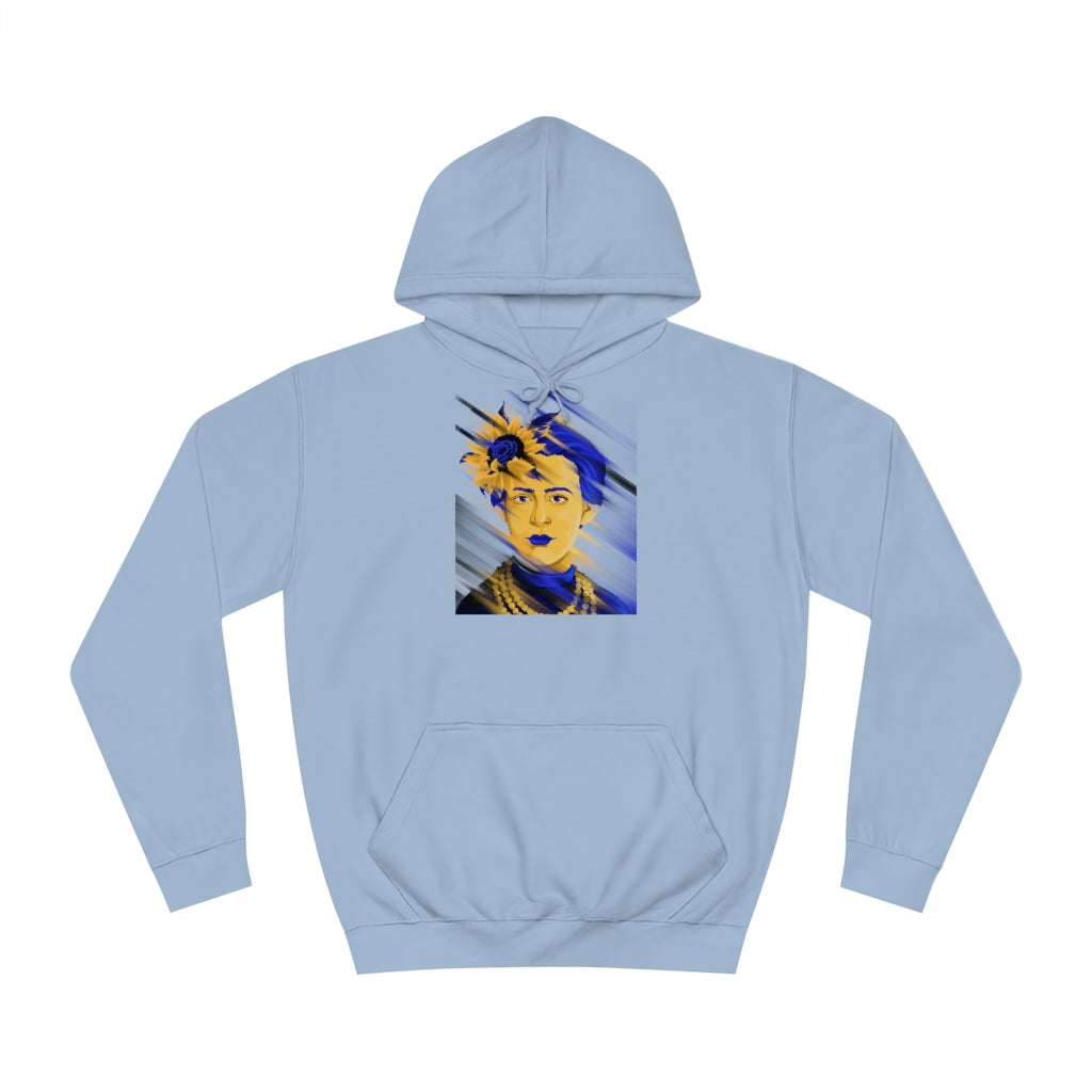 Lesya Ukrainka by Polina Skurykhina Unisex College Hoodie